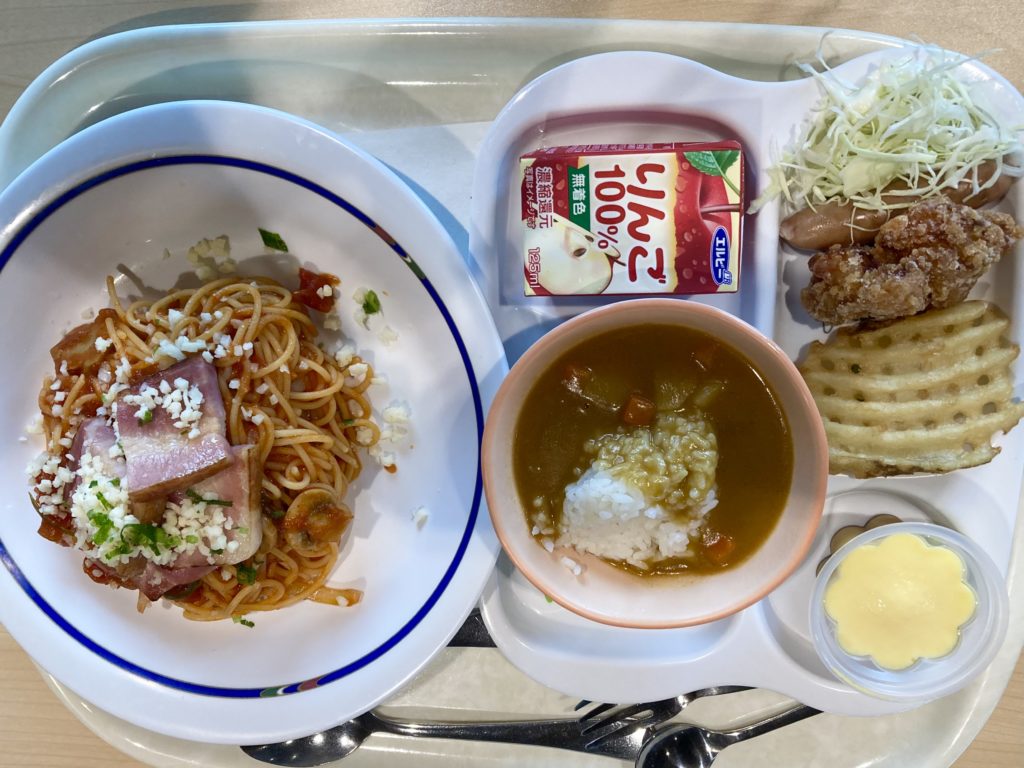 大宮ナポリタンとキッズカレープレート