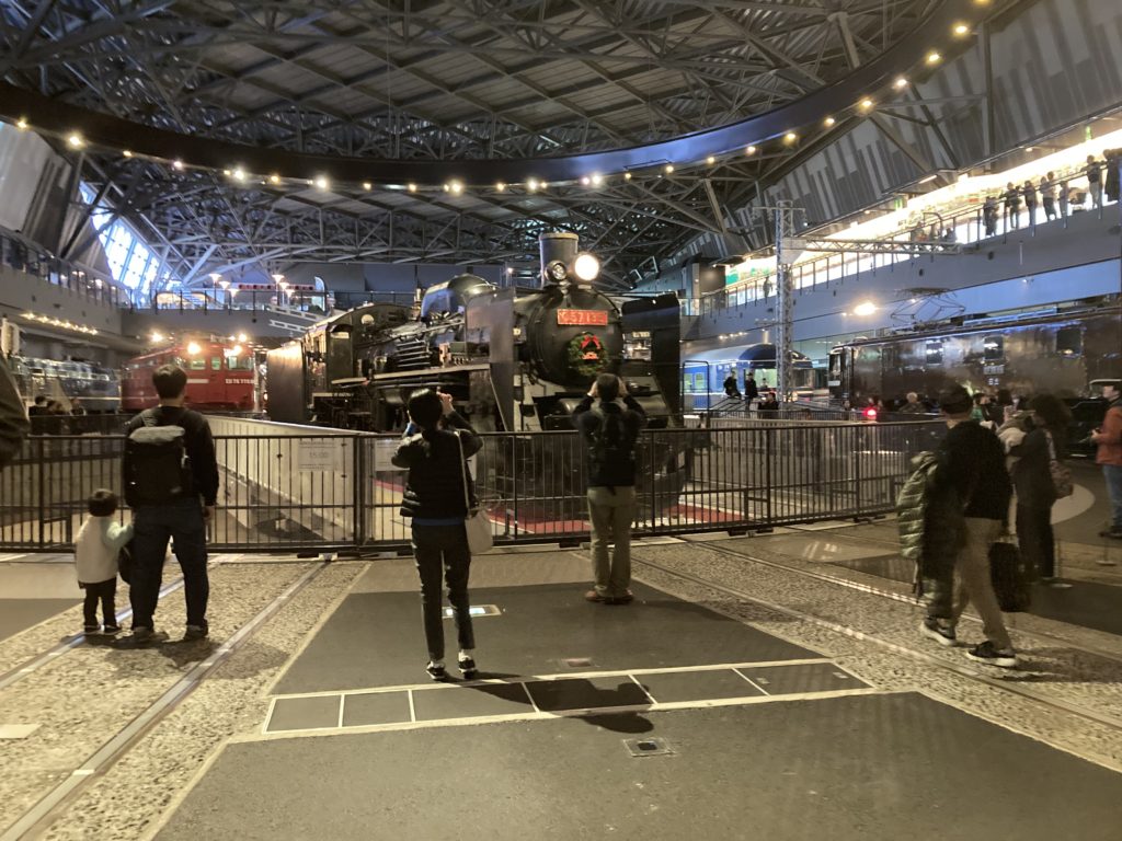 転車台の回転イベント