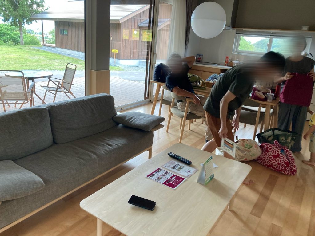 コテージのリビング