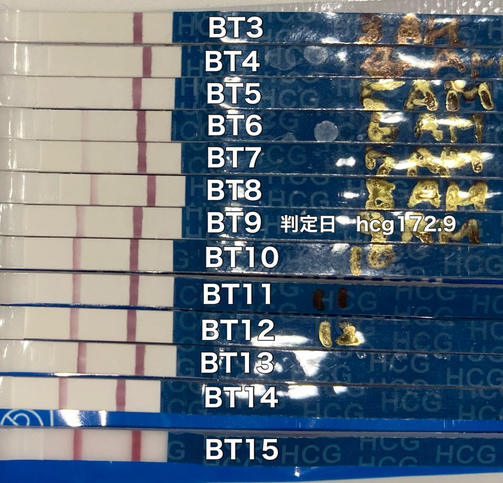 体外受精をしたときのwondfo妊娠検査薬の反応