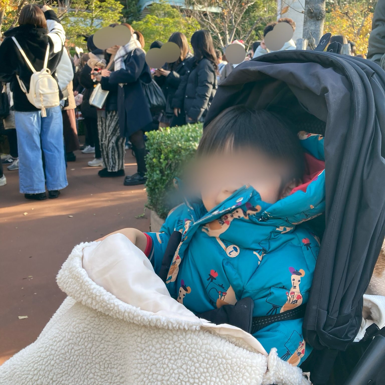 入園待ちの様子