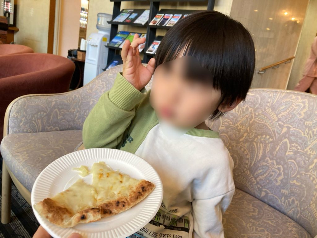 釜焼きピザのサービス